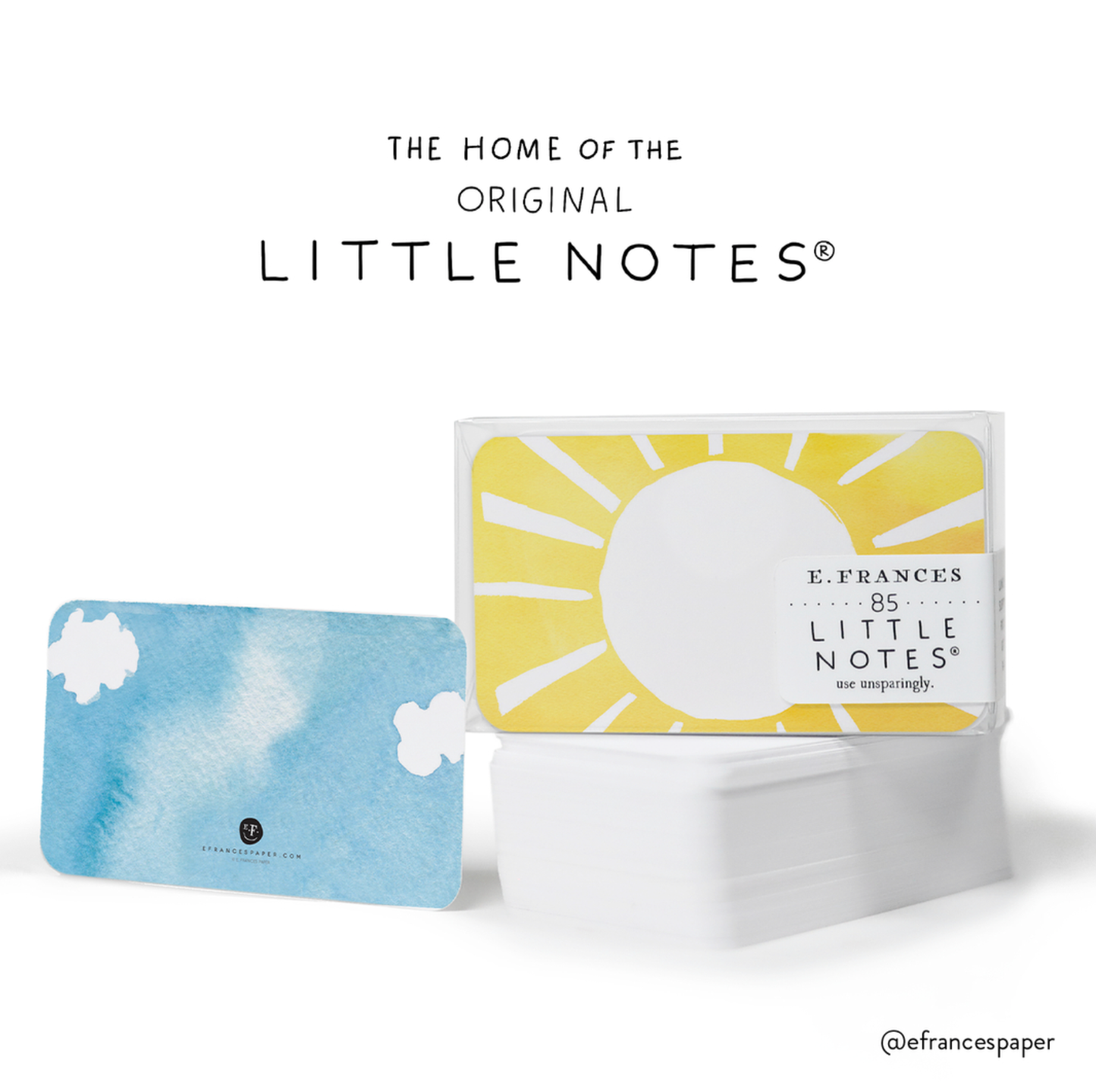 Blueberry Little Notes – Boxed Set of 85 Mini Notecards
