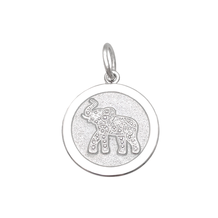 Elephant Silver Pendant