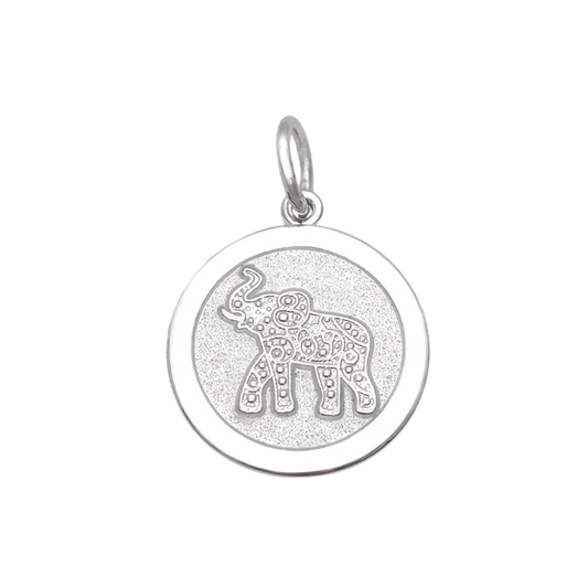 Elephant Silver Pendant