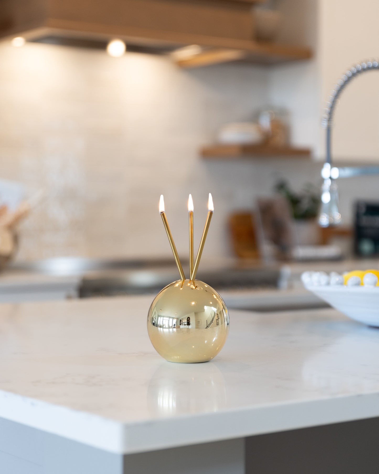 Everlasting Candle - Neva Vase Metallic Gold