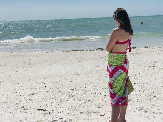 Beach Towel, Citrus, Lime Punch Beach Towel
