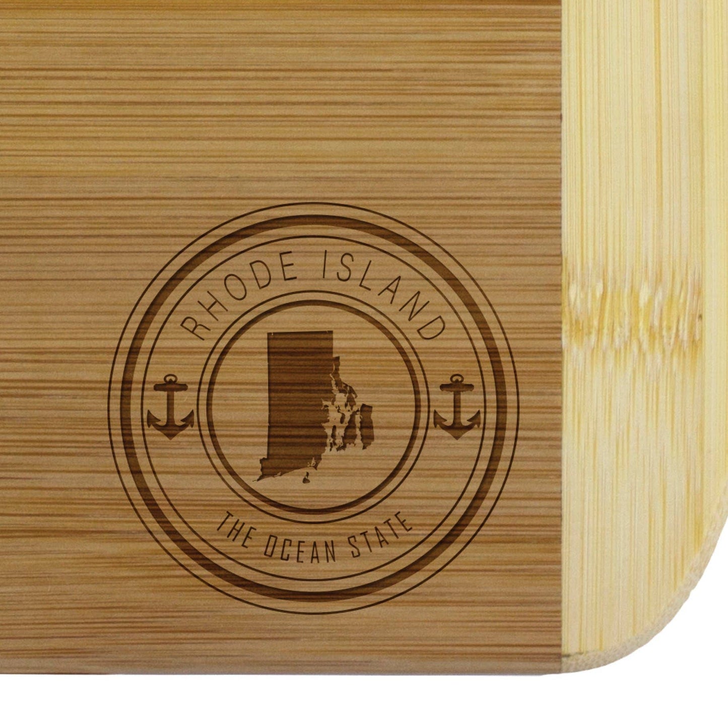 Rhode Island State Stamp 11" Cutting Board