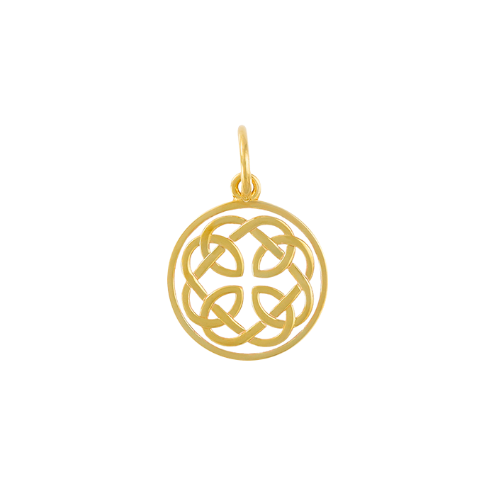 Father & Daughter Gold Pendant