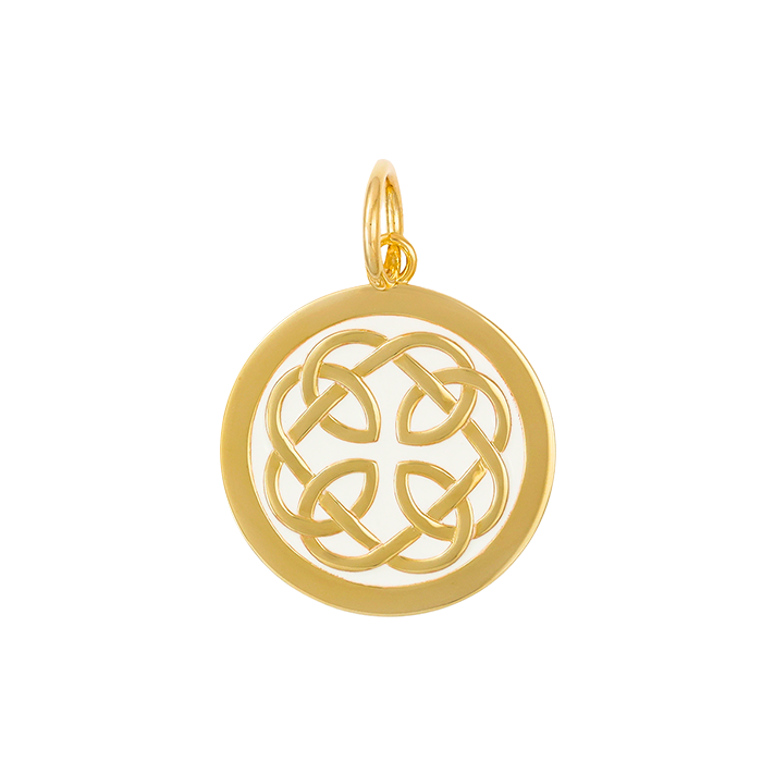 Father & Daughter Gold Pendant