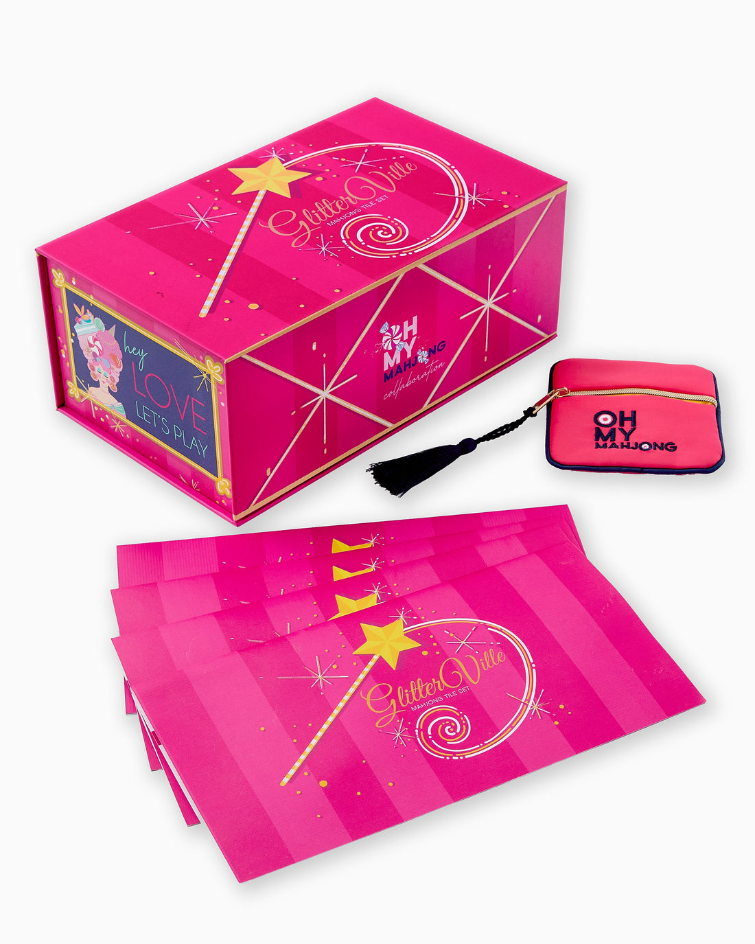 Glitterville Wild Mahjong Tiles