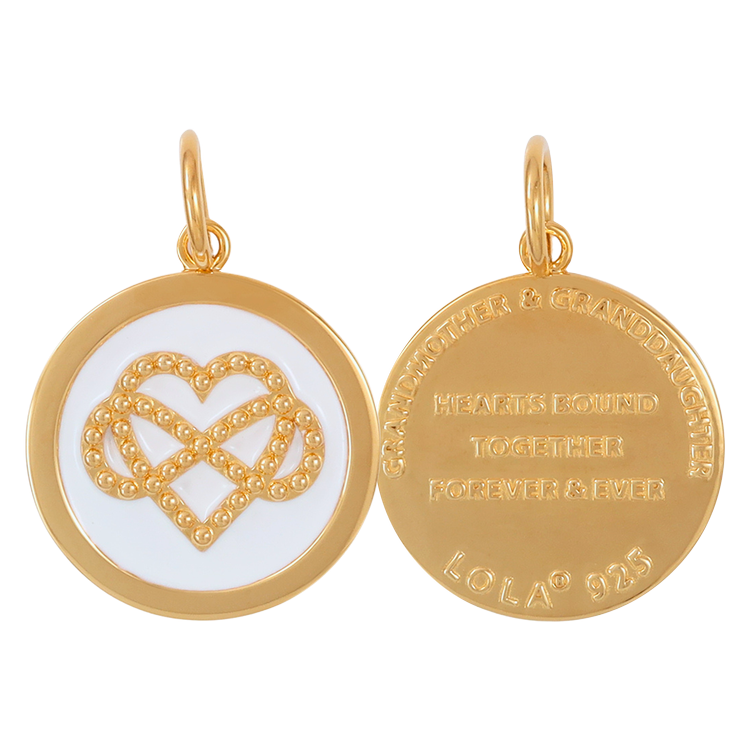 Grandmother & Granddaughter Gold Pendant