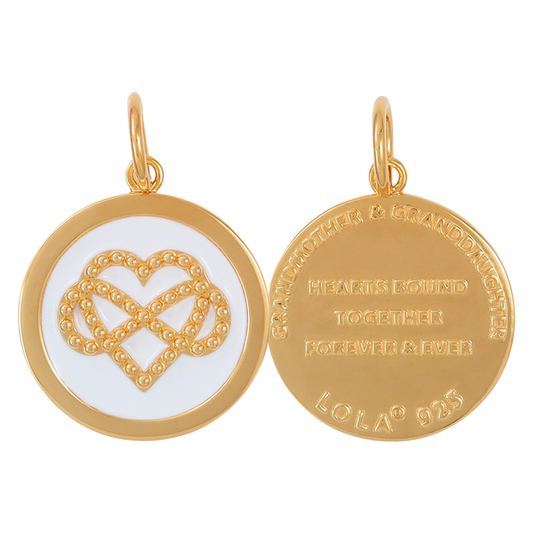 Grandmother & Granddaughter Gold Pendant