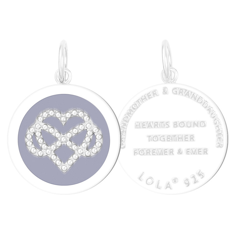 Grandmother & Granddaughter Silver Pendant