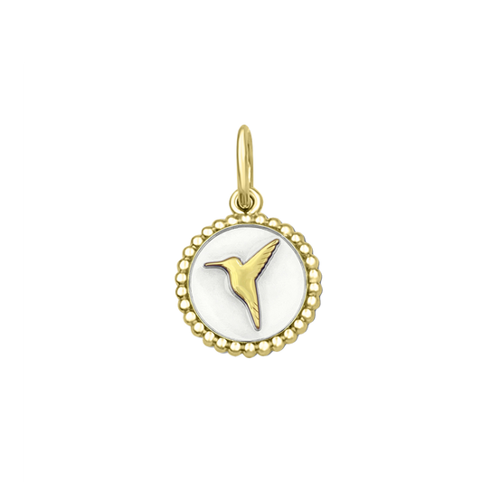 Hummingbird Gold Pendant