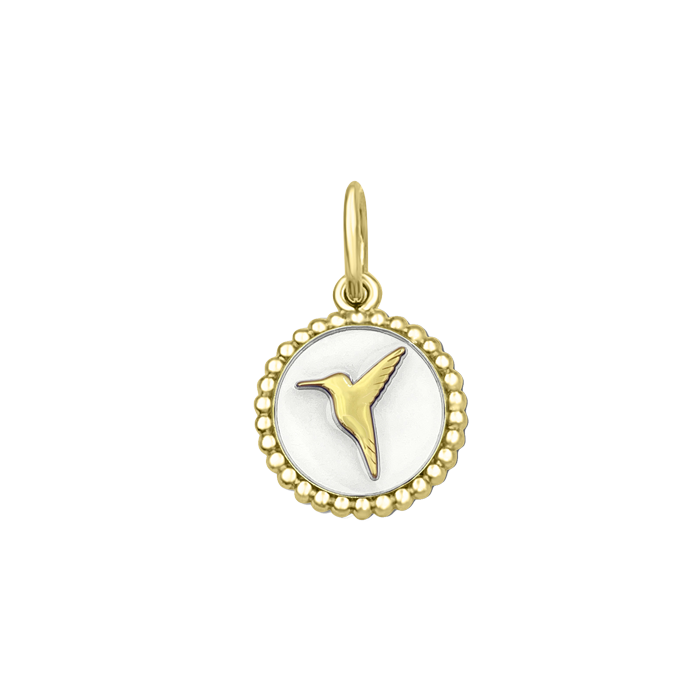 Hummingbird Gold Pendant
