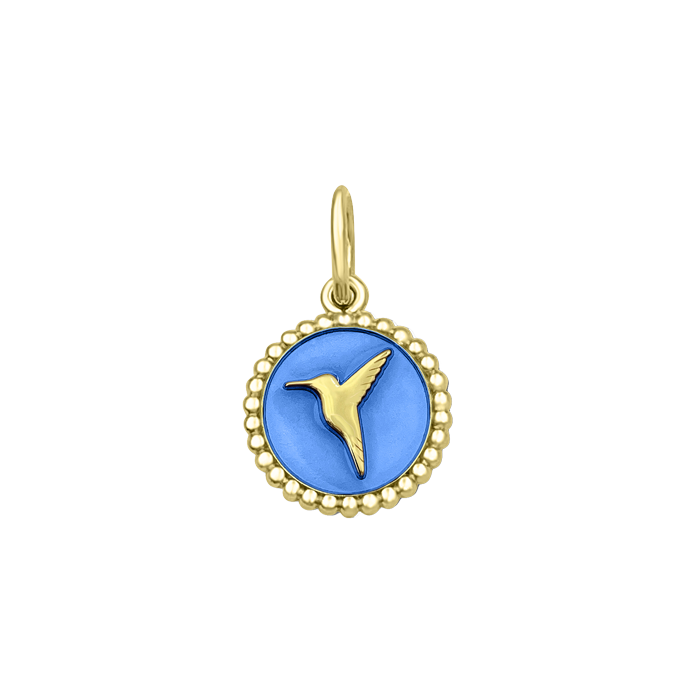 Hummingbird Gold Pendant