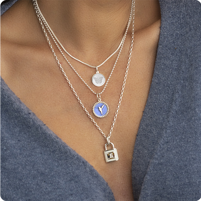 Hummingbird Silver Pendant
