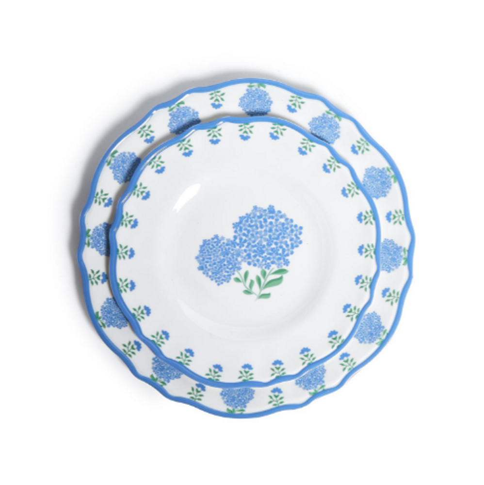 Hydrangea Dinner Plate Melamine