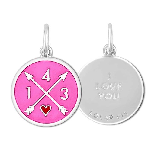 I Love You Silver Pendant