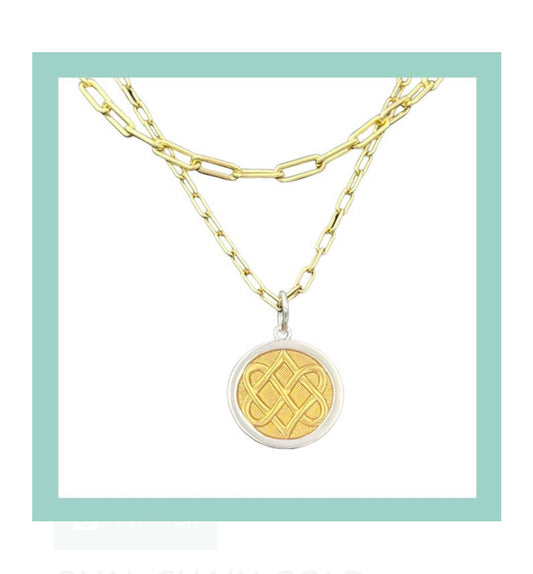 Oval Chain Gold (Paperclip)
