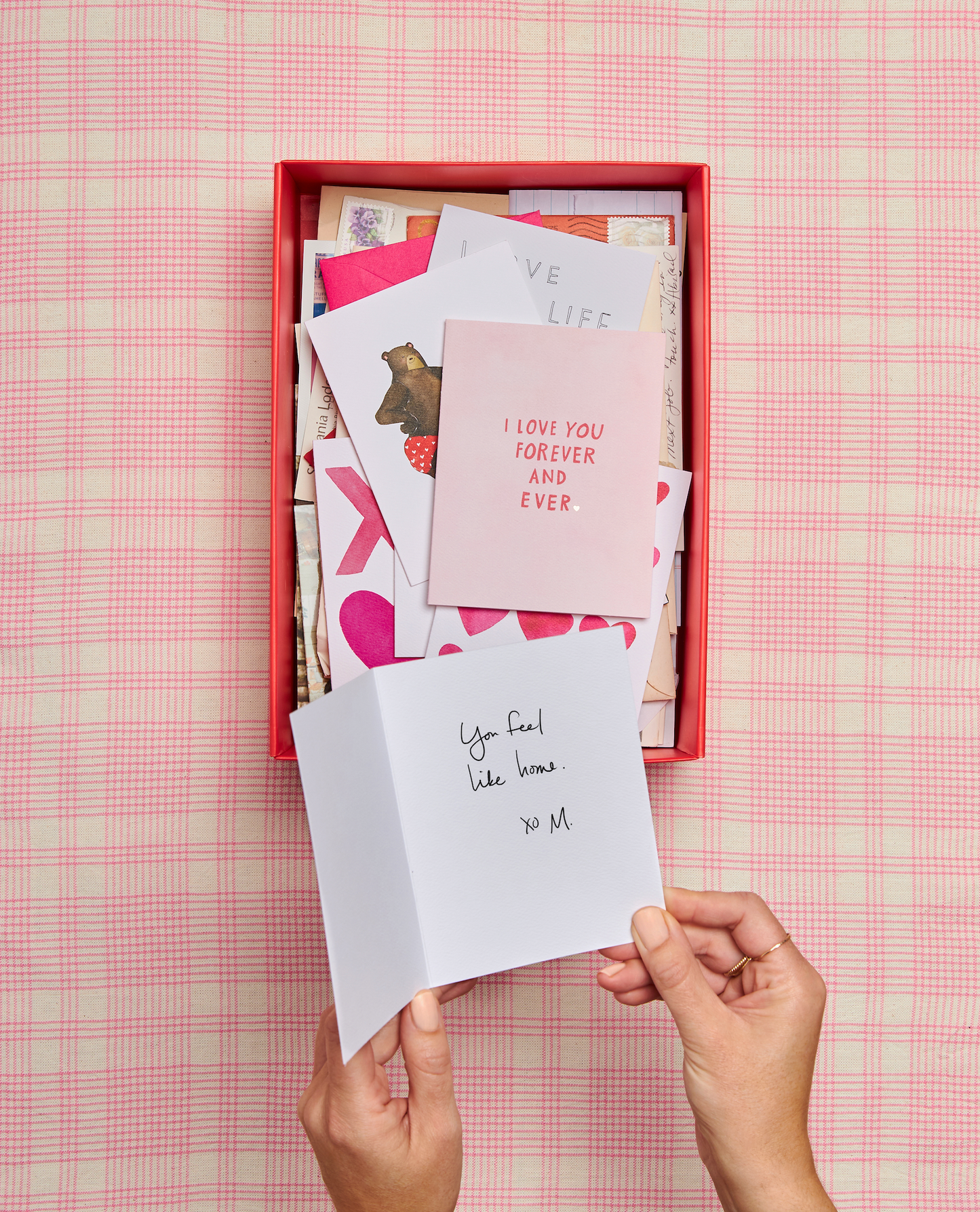 Squeezed Heart Greeting Card