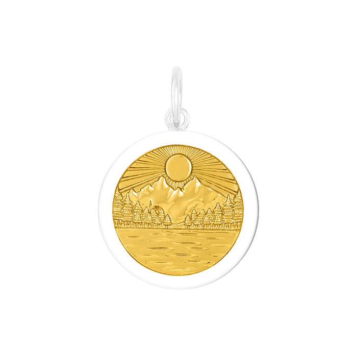 Lake Life Silver Pendant