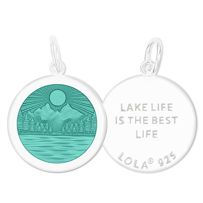 Lake Life Silver Pendant