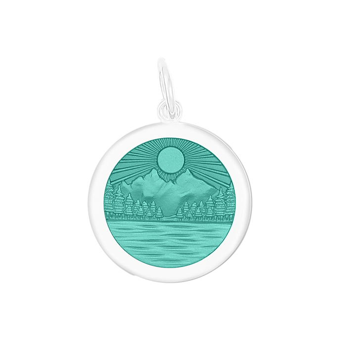 Lake Life Silver Pendant