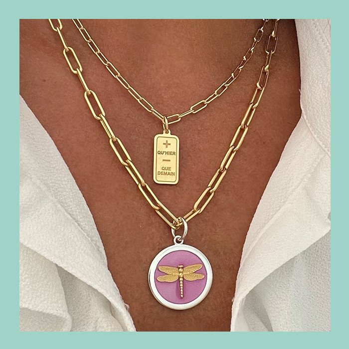 Dragonfly Gold Pendant