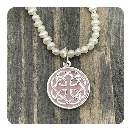 Father & Daughter Silver Pendant