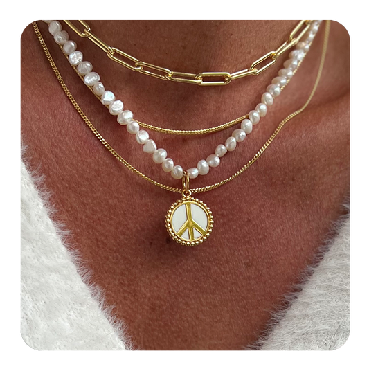 Pearl "Nugget" Choker Silver