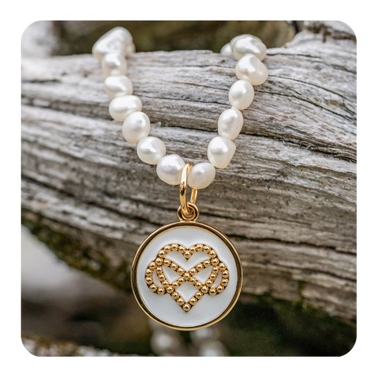 Grandmother & Granddaughter Gold Pendant