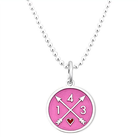 I Love You Silver Pendant