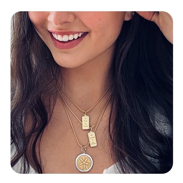 Love Poem Tag Gold
