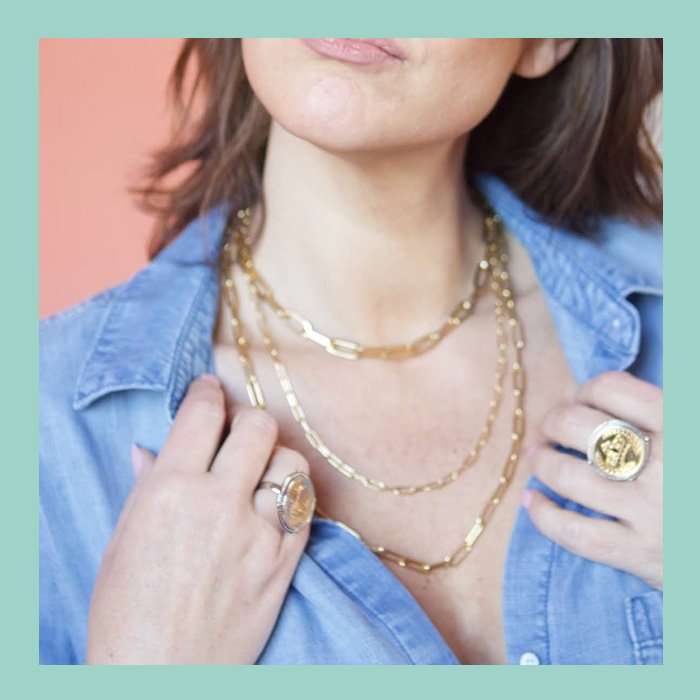 Oval Chain Gold (Paperclip)