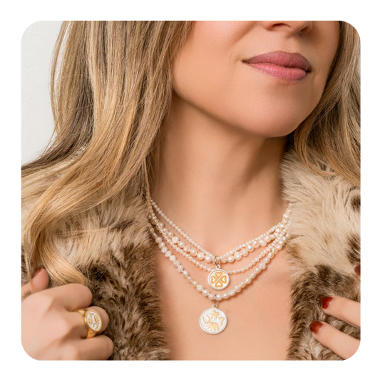 Pearl "Petite" Choker Gold