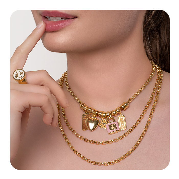 Puffy Heart Gold