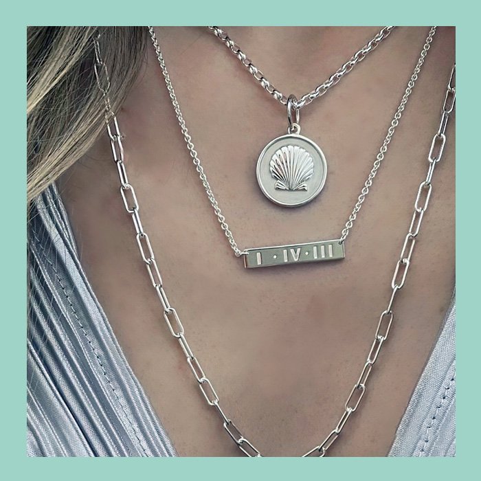 Shell Pendant Silver
