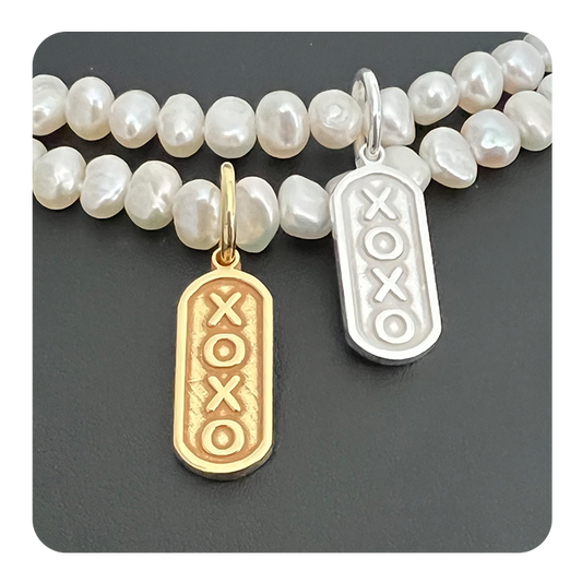 XOXO Tag Silver