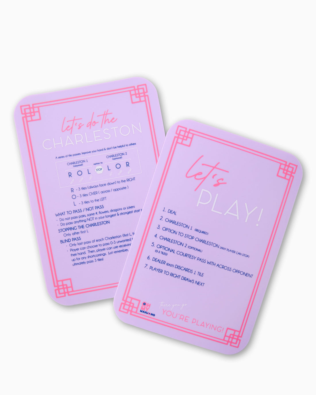 Lilac Mahjong Tile Shufflers
