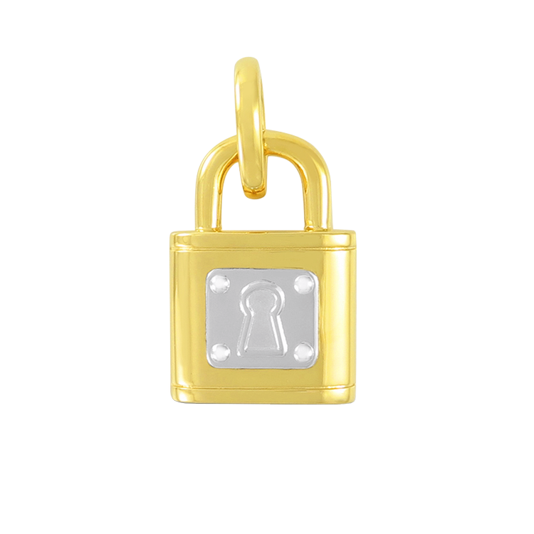 Love Lock Pendant Gold