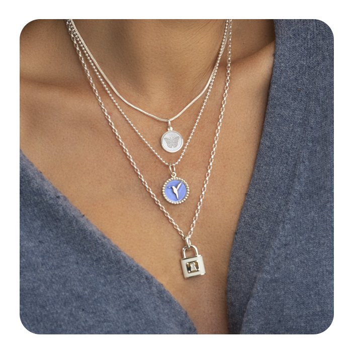 Love Lock Pendant Silver