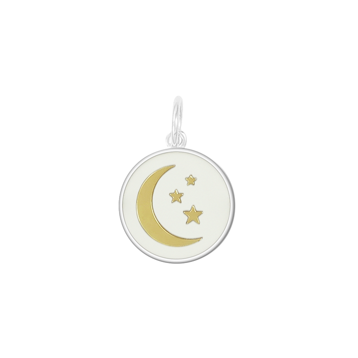 Moon & Stars Gold Pendant