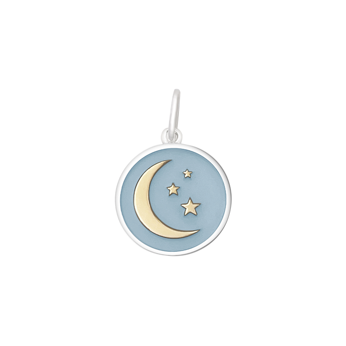 Moon & Stars Gold Pendant