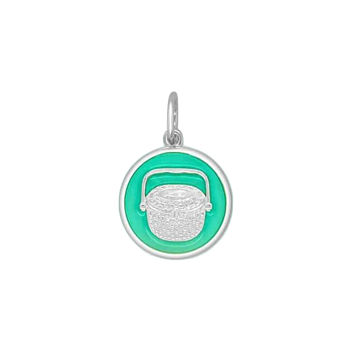 Nantucket Basket Silver Pendant