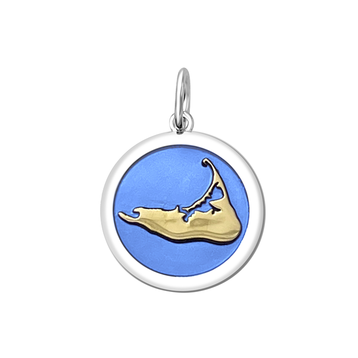 Nantucket Island Gold Pendant