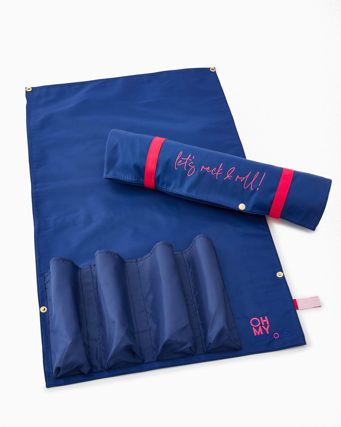 Navy Blue Let's Rack & Roll Pusher Storage