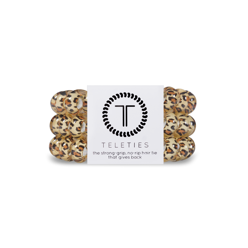 Leopard Hair Ties Large