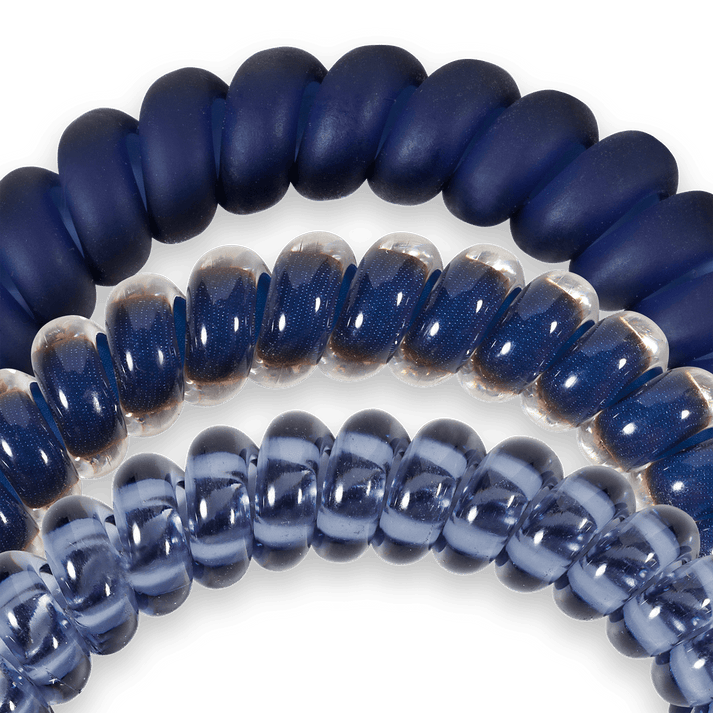 Nightfall Navy Hair Ties Large