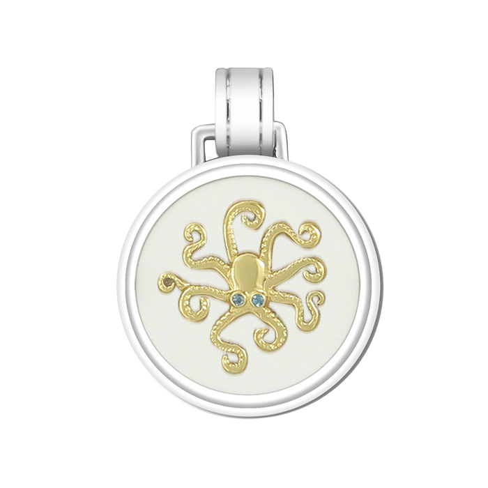 Octopus Gold Pendant