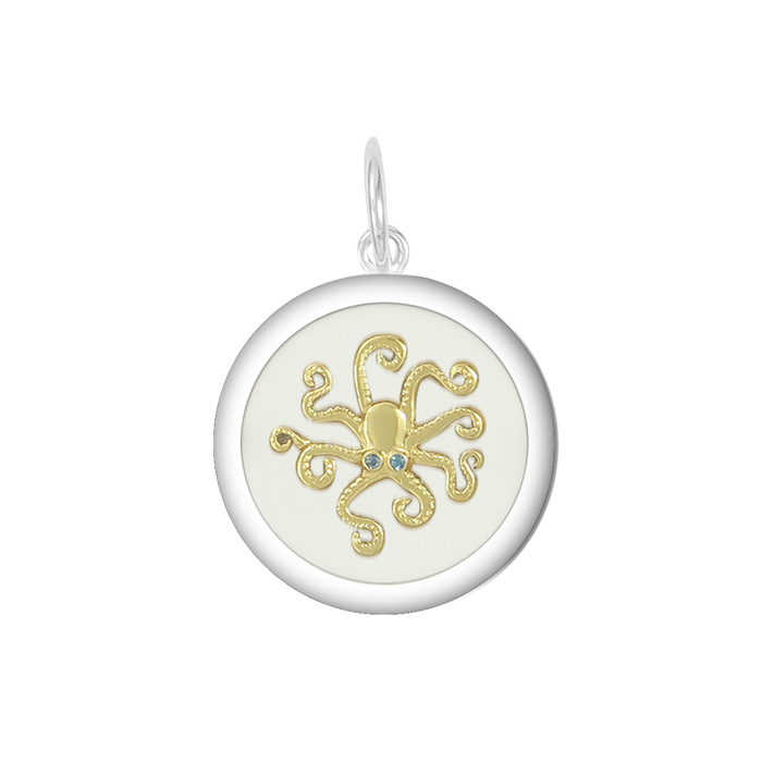 Octopus Gold Pendant