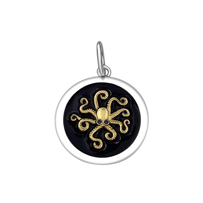 Octopus Gold Pendant