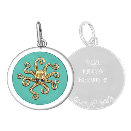 Octopus Gold Pendant