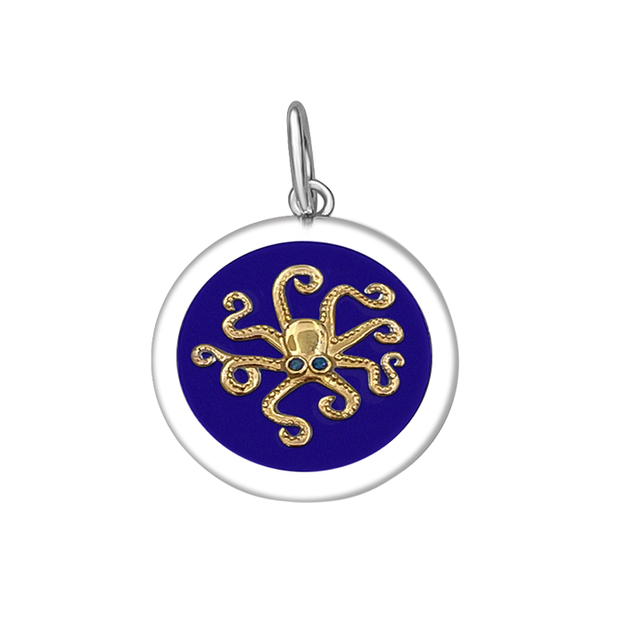 Octopus Gold Pendant