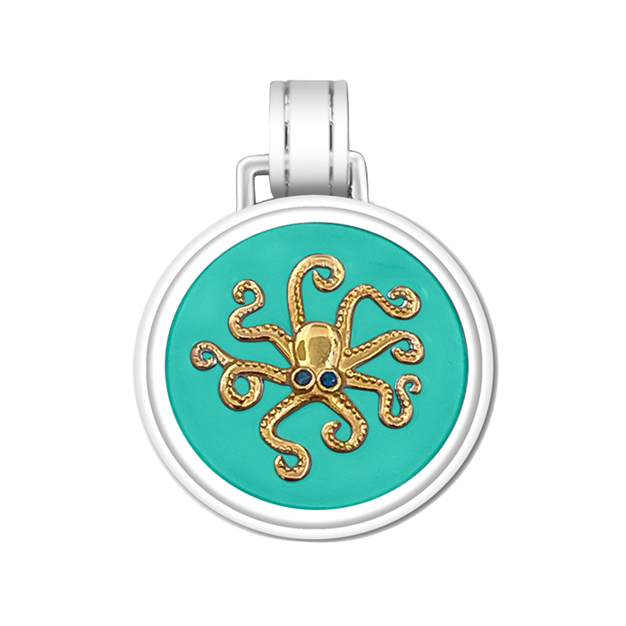 Octopus Gold Pendant